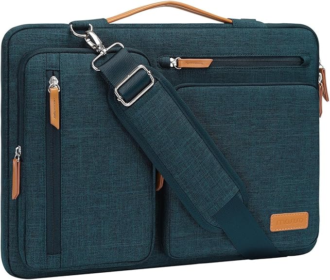 MOSISO 360 Protective Laptop Shoulder Bag, 15-15.6 inch Computer Bags Compatible by MOSISO