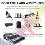 W IN-MIX Professional DJ Audio Mixer, 10 Channel - Image 7