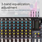 G-MARK MK800MP3 Professional Audio Mixer Sound Board 8 Channels Mixing Console - Image 3