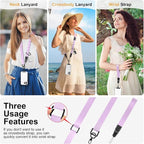 Adjustable Crossbody Phone Lanyard, Universal Phone Wrist Strap and Phone Neck - Image 2