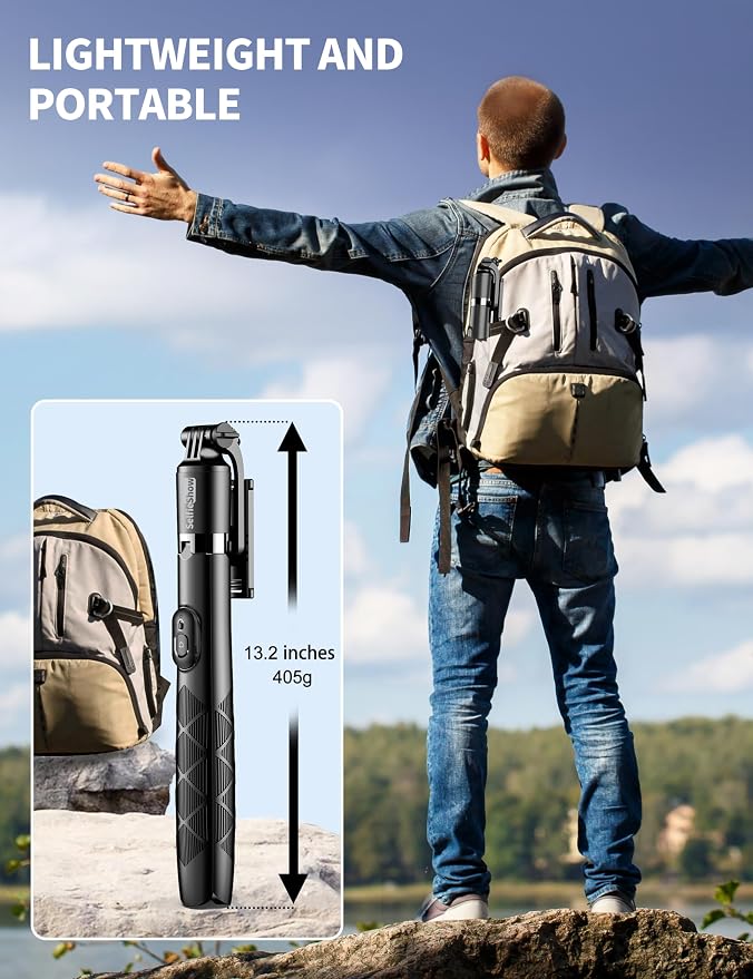Aluminum 71" Phone Tripod with Remote, Extendable & Compatible with iPhone - Image 7