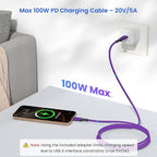 Elebase USB Type C to C 100W Cable 3.3FT - Image 4