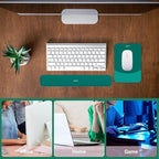 MOSISO Wrist Rest Support for Mouse Pad&Keyboard Set, Rectangular Ergonomic - Image 6