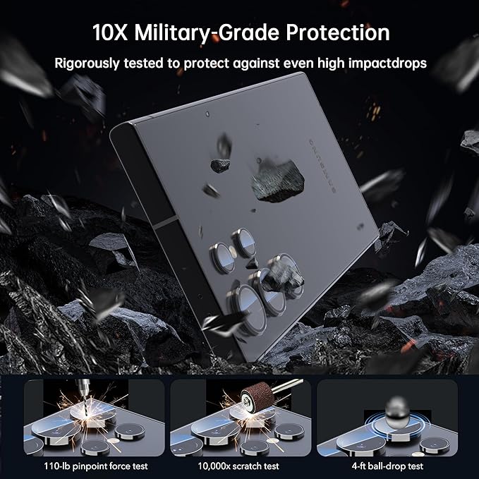 For Samsung Galaxy S23 Ultra Camera Lens Protector, Individual Lens Protector - Image 4