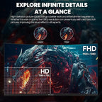 CRUA 32Inch Curved Gaming Monitor, FHD VA Screen 165Hz/200Hz, 1800R VA Screen - Image 5