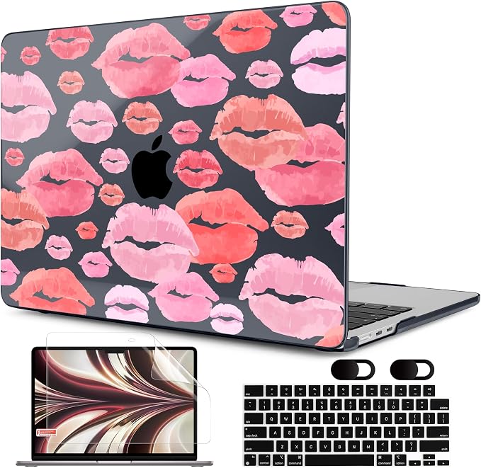 MEEgoodo Case for M4/M3/M2 MacBook Air 13.6 inch Case 2025 2024 2022, Fit Model by MEEgoodo