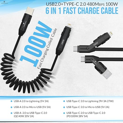 100W Multi Charging Cable - Image 8