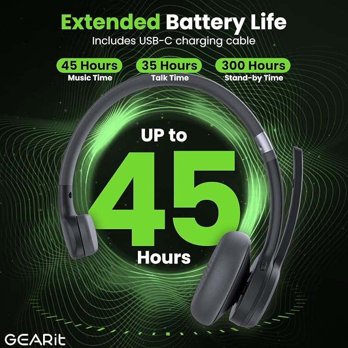 GEARit Wireless Bluetooth Headset - Image 4