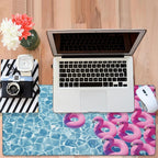 Gaming Desk Pad Large Extra Length Pink Flamingos Mouse Pad Keyboard Laptop - Image 6