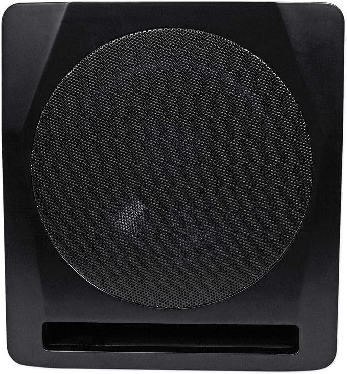 Rockville APM10B Active Studio Subwoofer in Black, MDF Wood, RCA/XLR/Optical - Image 2