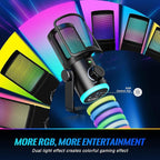 FIFINE Gaming PC Microphone, USB Streaming Microphone - Image 5