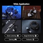 Linsoul Kiwi Ears KE4 in Ear Monitor, 2DD+2BA Hybrid Earphone, Gaming Earbuds - Image 5