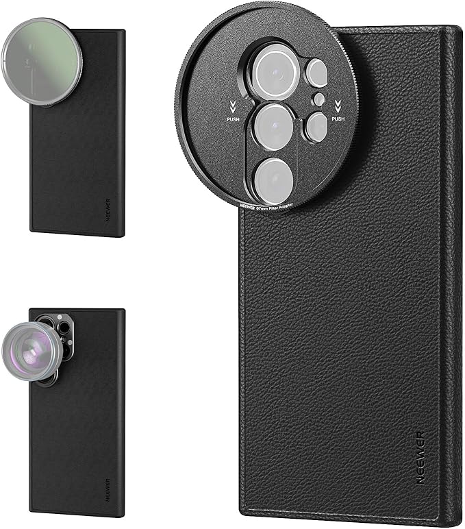 NEEWER S25 Ultra Case, Protective Faux Leather Phone Case by Neewer