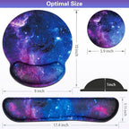 Mouse Pad with Wrist Rest Set, 3-in-1 Wrist Support Mousepad Set, Gaming Mat - Image 5