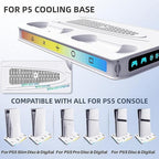 ZYTHRONE PS5/Pro/Slim Stand for Disc & Digital Console, PS5 Cooling Station - Image 2