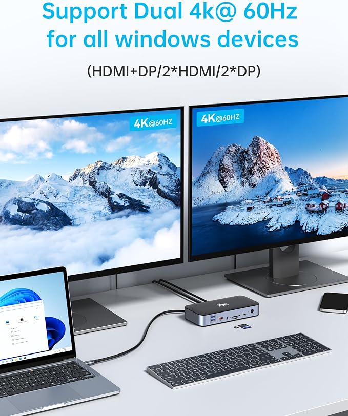 DisplayLink Docking Station, 15-in-1 DisplayLink Dock - Image 4