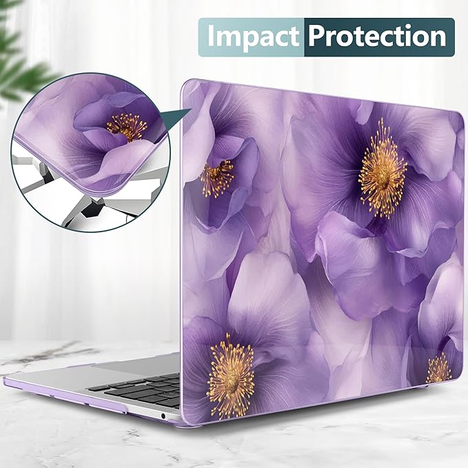 TWOLSKOO Compatible with MacBook Pro 13 inch Case 2023-2016 A2338 M2/M1 A2251 - Image 6