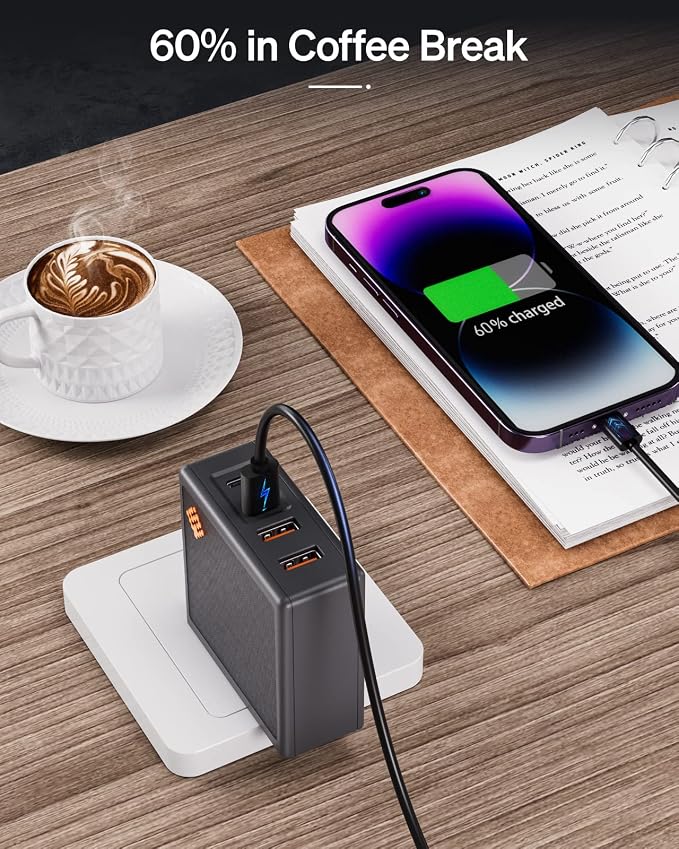  GAN USB C Charger: 100W, 67W AC Adapter - Image 7