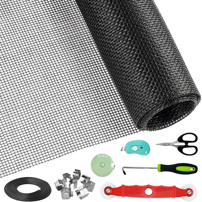 Window Screen Door Repair/Replacement Kit, by Pmbqifay