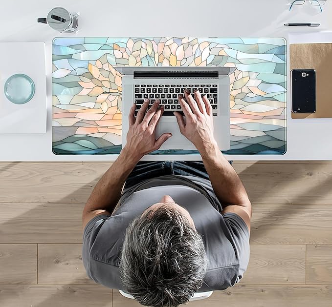 Desk Mat Cute Tree of Life Mouse Pad Gaming XXL Large Extended Desk Matt - Image 7