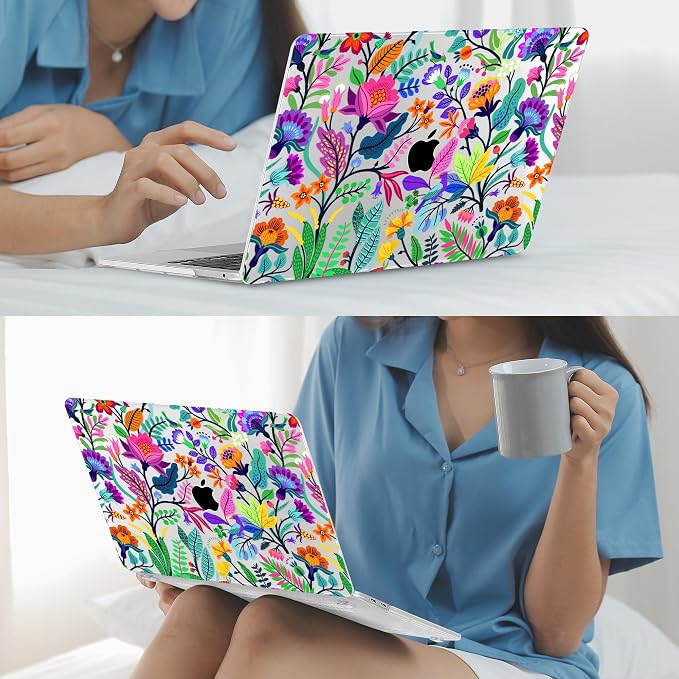 Mektron for MacBook Air 13 Case A1466/A1369, Snap-on Plastic Hard Shell Cover - Image 6