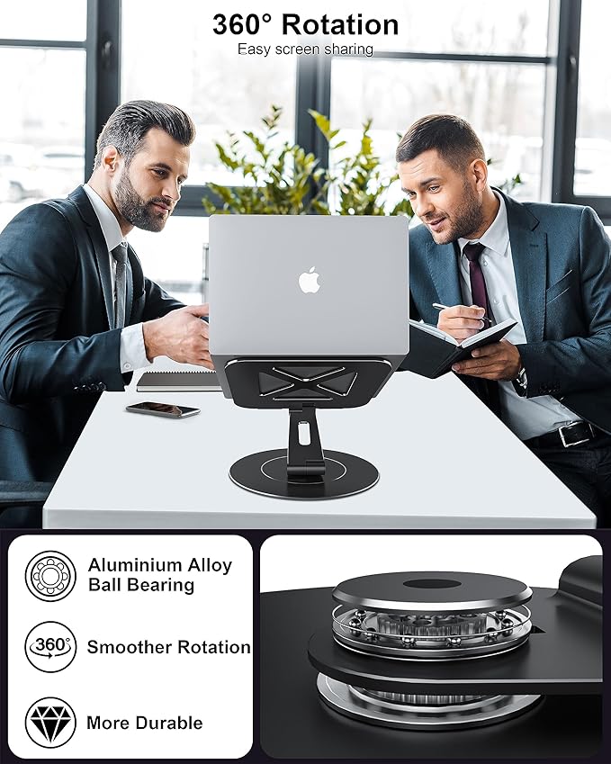 Ultra-Stable Swivel Laptop Stand - Image 2