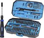 STREBITO Precision Screwdriver Set 153 in 1 Small Magnetic Screwdriver Set by STREBITO