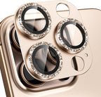 beuxece Compatible for iPhone 16 Pro/iPhone 16 Pro Max Camera Lens Protector by Beuxece