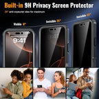 Magnetic & Stand for iPhone 16 Pro Max Case Built-in Privacy Screen Protector - Image 4