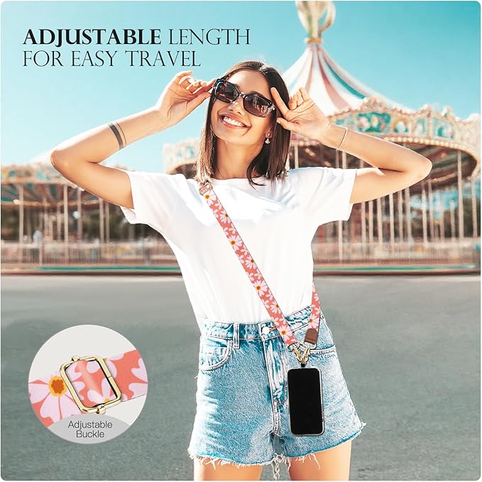 TiMOVO Phone Lanyard Crossbody Wrist Strap, Adjustable Anti-Theft Strap - Image 7