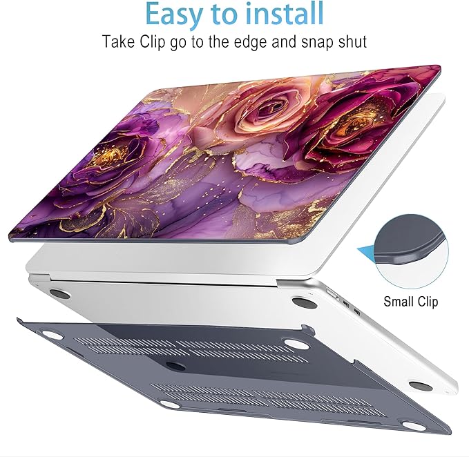 Mektron for 2025 M4 MacBook Air 13.6 Inch A3240 Case Fits 2023 A2681 M2 2024 - Image 3
