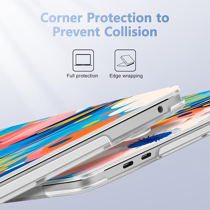 Case for MacBook Pro 13 inch with/Without Touch Bar, Hard Shell + Keyboard - Image 3