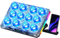Laptop Cooling Pad with 12 Quiet Fans, Slim Portable by Unknown