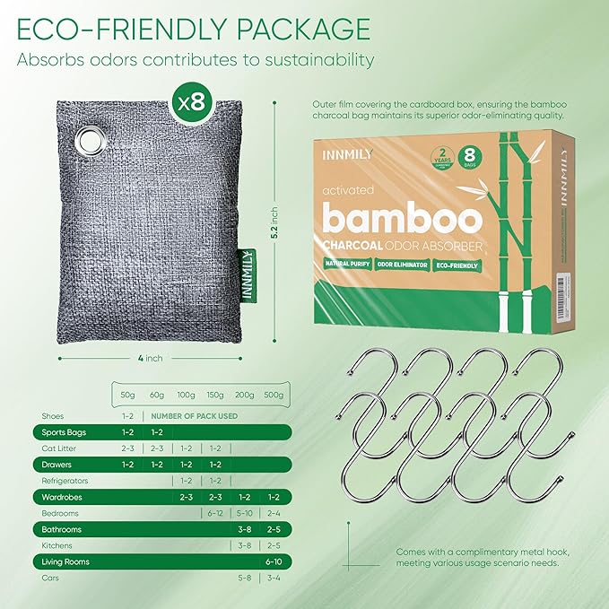 Activated Charcoal Odor Absorber, Odor Eliminator - Image 9