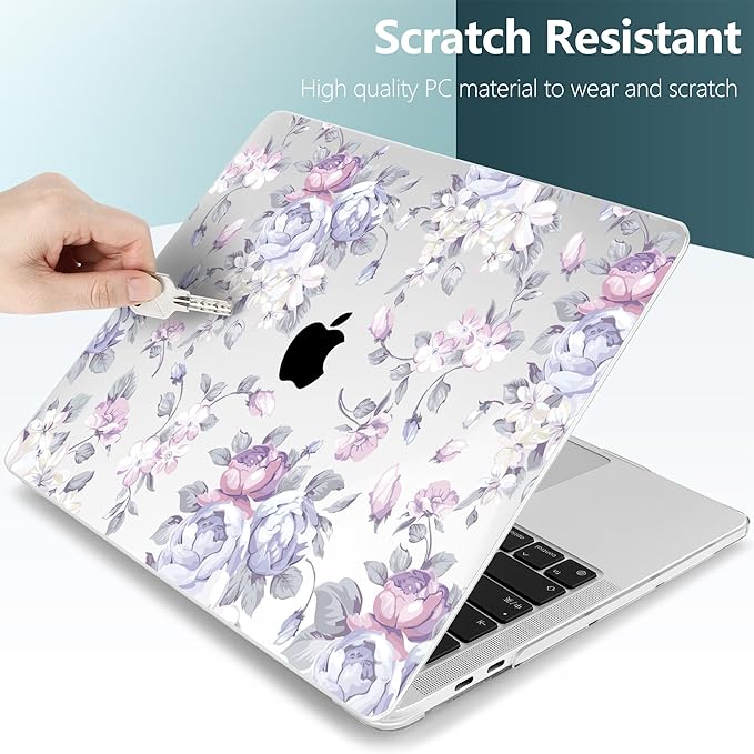 TWOLSKOO Compatible with MacBook Pro 13 inch Case 2023-2016 A2338 M2/M1 A2251 - Image 4