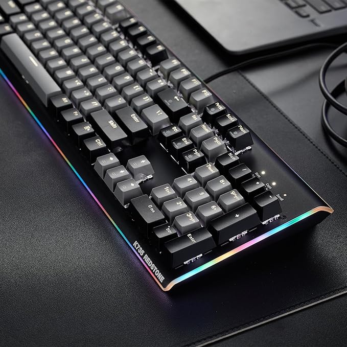 Hexgears GK735 Wired Full Size Mechanical Keyboard, Aluminum Housing Built - Image 2