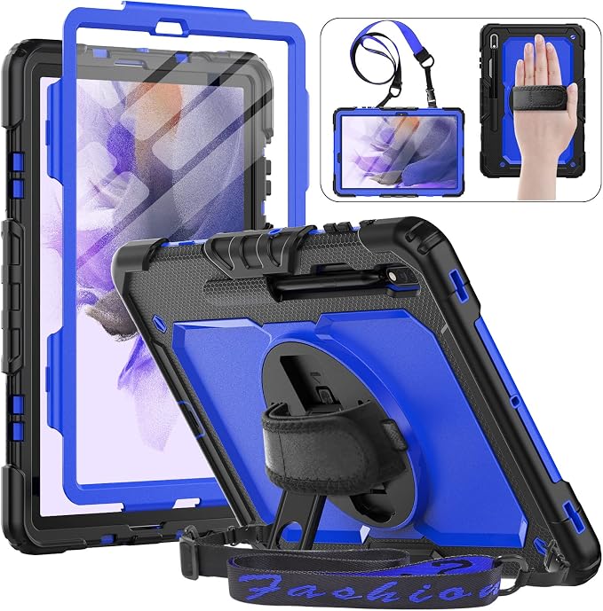 HXCASEAC Case for Samsung Galaxy Tab S7 FE 5G 12.4 inch, Protective by HXCASEAC