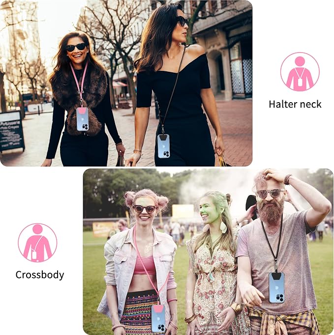 CACOE Phone Lanyard 2 Pcs-2 Pcs Adjustable Neck Strap, Universal Crossbody - Image 7