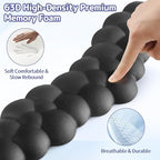 Cloud Wrist Rest for Keyboard and Mouse, Memory Foam PU Leather Keyboard Wrist - Image 4