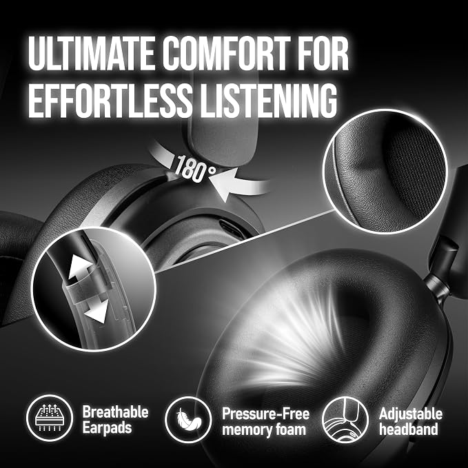 OXS Storm A2 Wireless Gaming Headset, Active Noise Cancellation, Over Ear - Image 7
