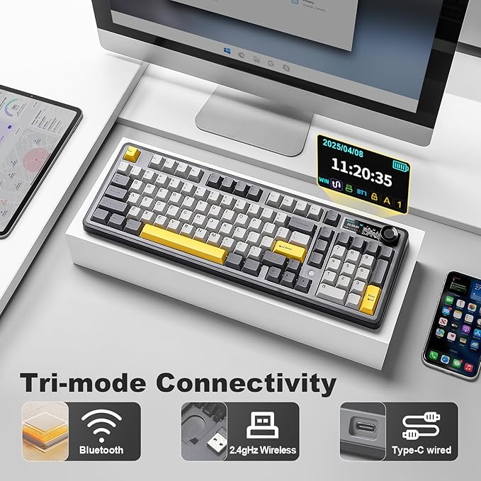 AJAZZ AK980 Wireless Keyboard - Image 3