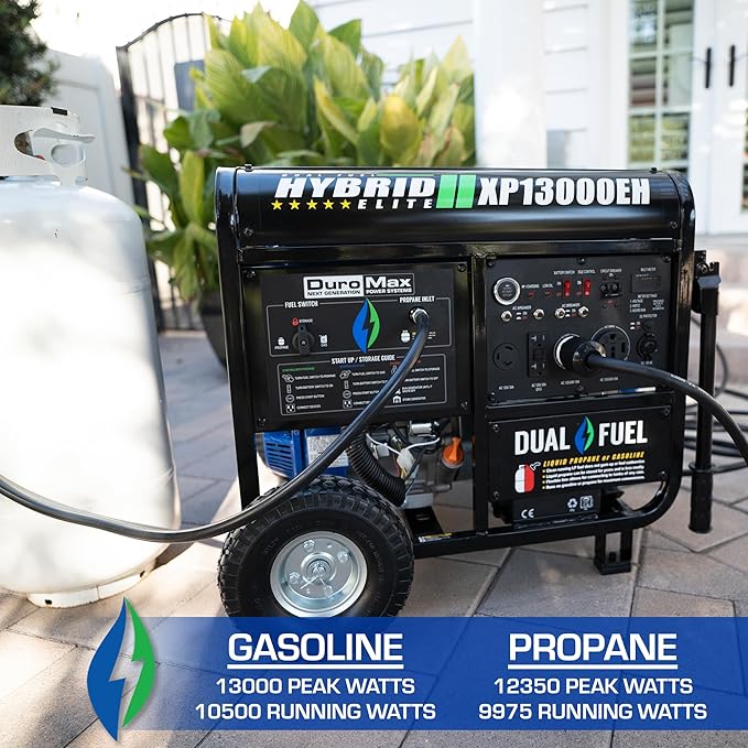 DuroMax XP13000EH 13, 000-Watt Dual Fuel Portable Generator - Image 4