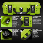 NANUK 910 Hard Case with Customizable Cubed Foam, IP67 Waterproof, Dustproof - Image 6