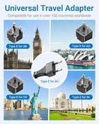 BESTEK Universal Travel Adapter 100-220V to 110V Voltage Converter 250W - Image 7