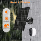 FUTUREZEN 6W Solar Panel for Security Camera Outdoor, 5V USB/USB-C Solar - Image 7