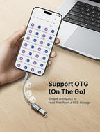 JSAUX USB C to USB 3.0 Adapter, USB C Male to USB Female OTG Cable Adapter - Image 5