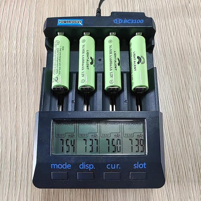 Lightalent Ni-MH AA Rechargeable Batteries, Double A High Capacity 1.2V - Image 4