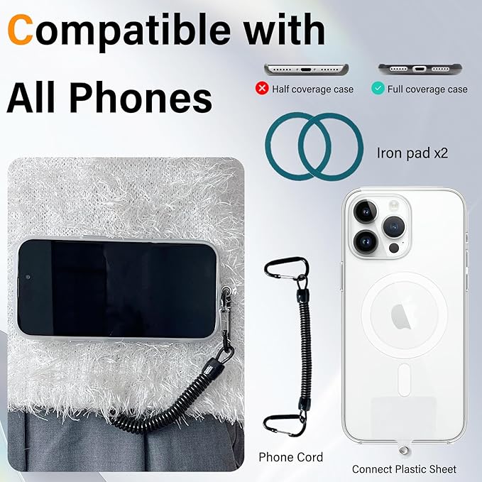 Ysnzaq Belt Clip Holder, Shoulder Bag Holder, Strong Magnetic Attraction - Image 2