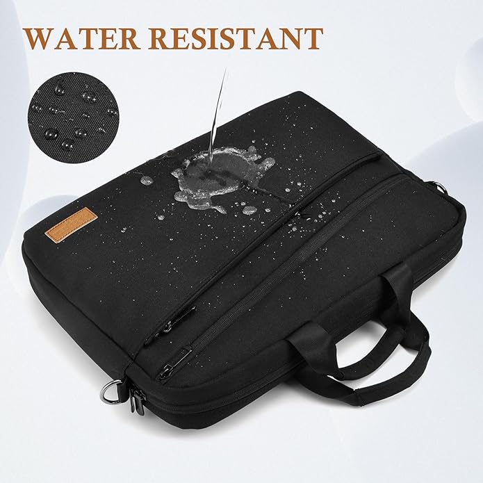 15 15.6 16 17 17.3 inch Laptop Computer PC Shoulder Bag Carrying Case, - Image 4