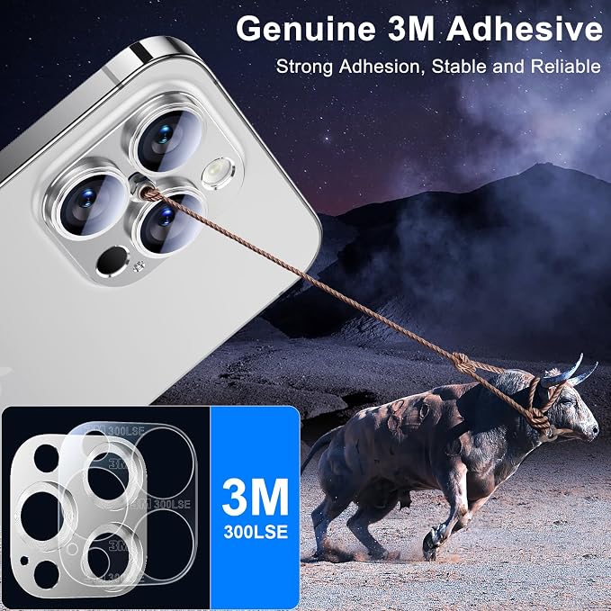 Esanik 2023 Upgrade 2 Pack for iPhone 14 Pro/iPhone 14 Pro Max Camera Lens - Image 5